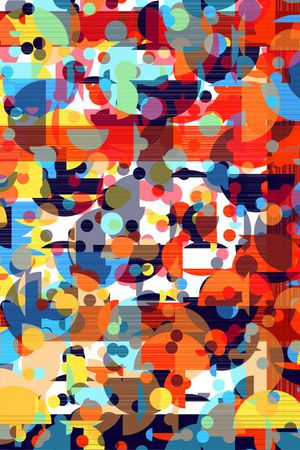 几何印花华亿平台图片