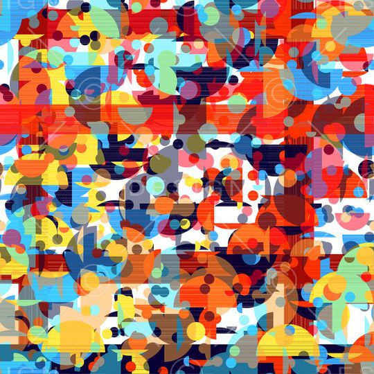 几何印花华亿平台图片