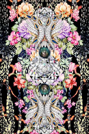 豹纹印花华亿平台图片