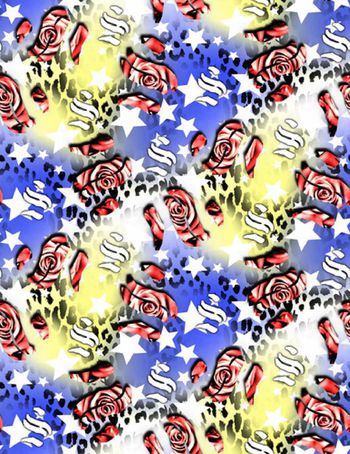 混搭印花华亿平台图片