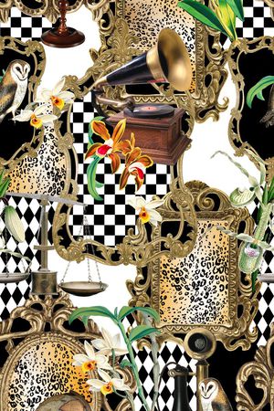 欧式印花华亿平台图片