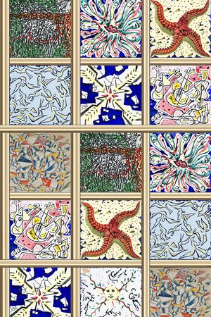 几何 加花印花华亿平台图片