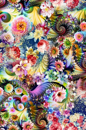 螺旋花印花华亿平台图片