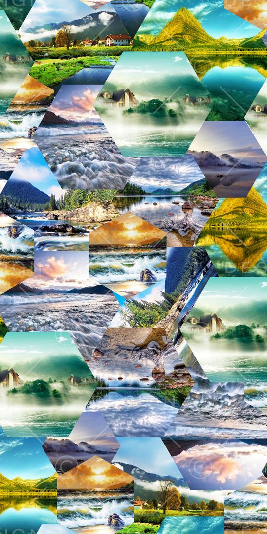 风景印花华亿平台图片