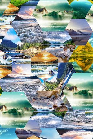 风景印花华亿平台图片