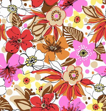 清新印花华亿平台图片