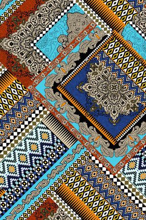 几何印花华亿平台图片