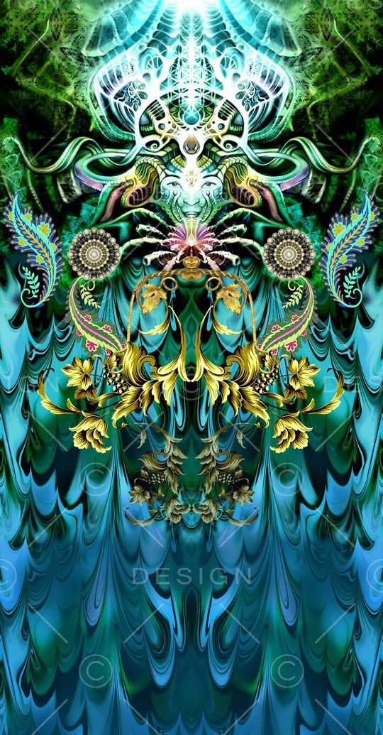 抽象印花华亿平台图片