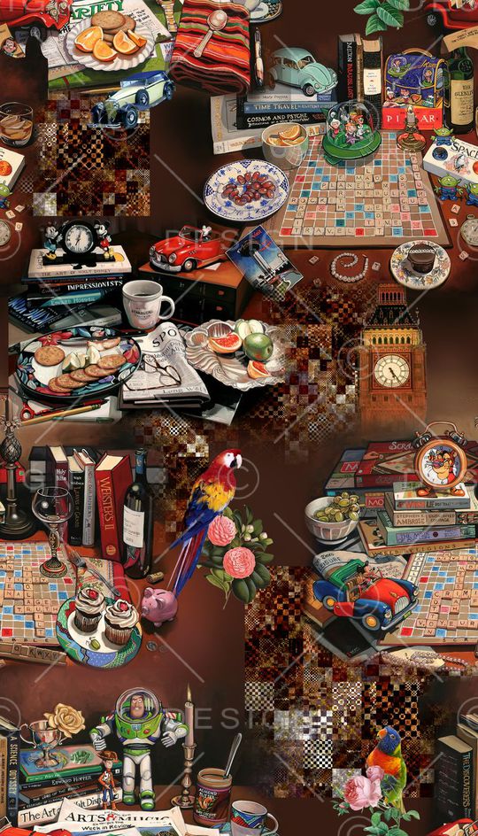 卡通印花华亿平台图片