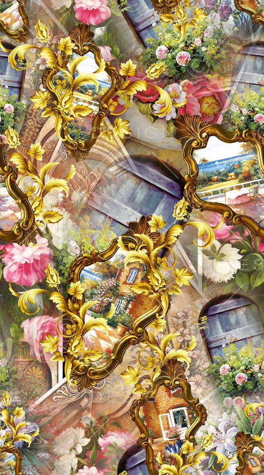 欧式宫廷印花华亿平台图片