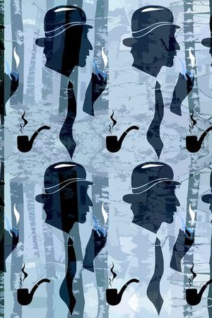 树  人物印花华亿平台图片