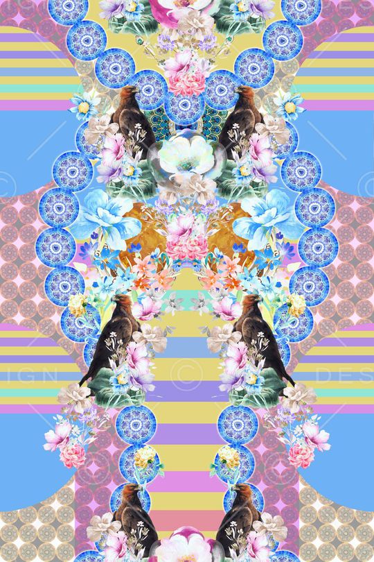 装饰纹样印花华亿平台图片