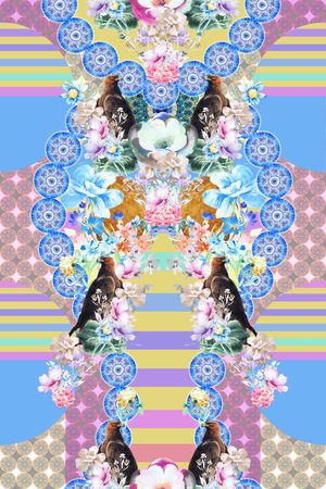 装饰纹样印花华亿平台图片