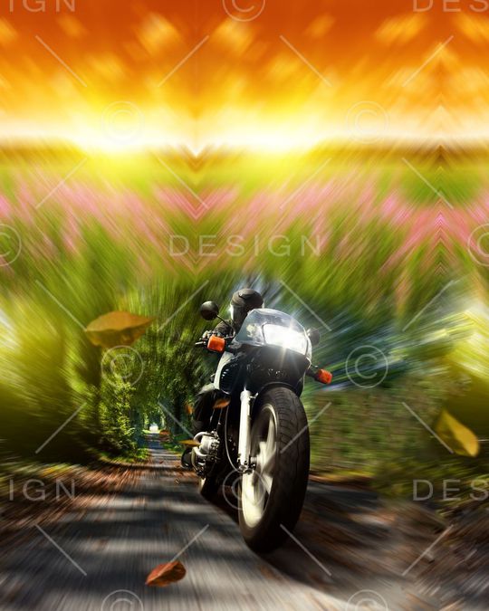 摩托车印花华亿平台图片