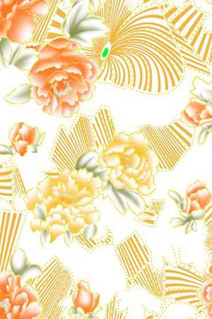 中国风印花华亿平台图片