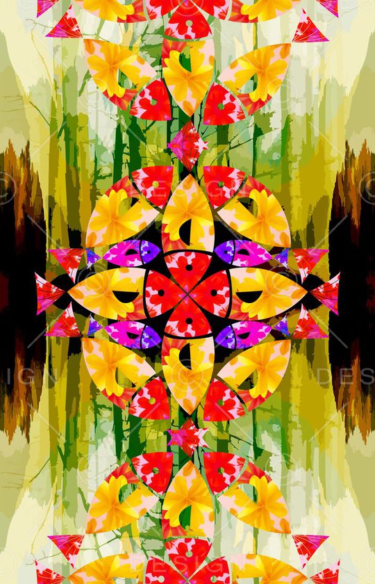 写意印花华亿平台图片