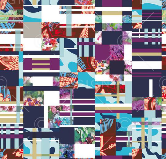 格子印花华亿平台图片