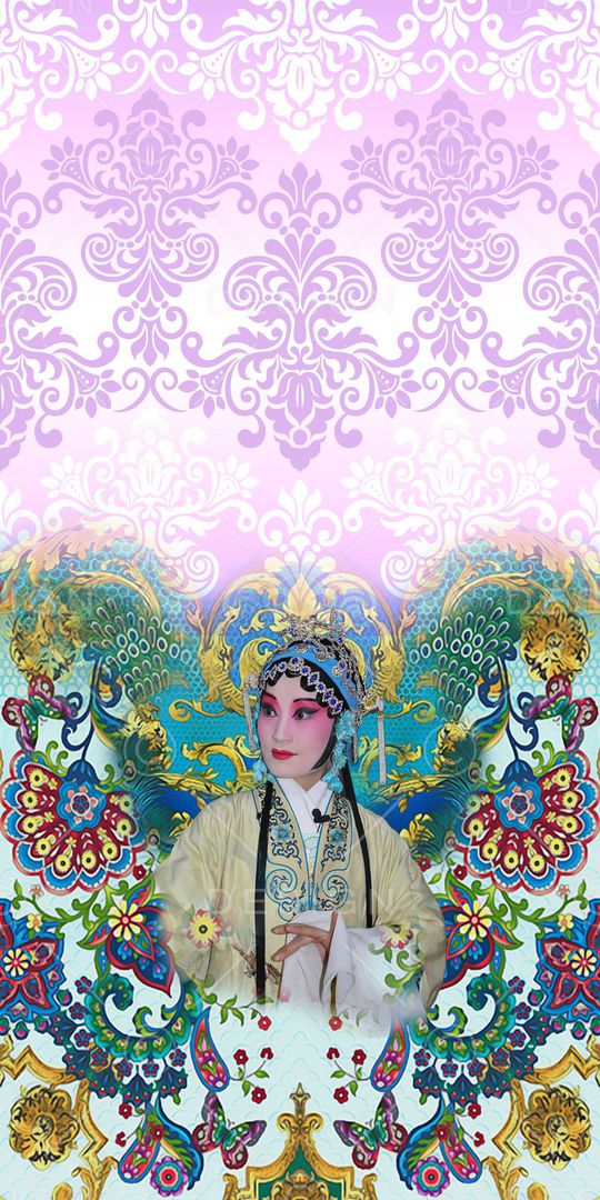 旗袍印花华亿平台图片