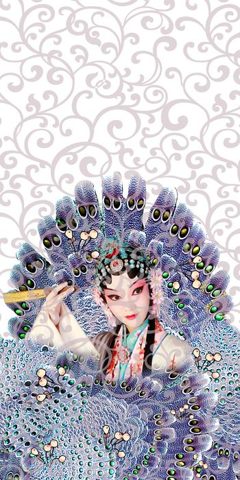 旗袍印花华亿平台图片