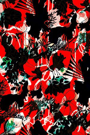 抽象印花华亿平台图片