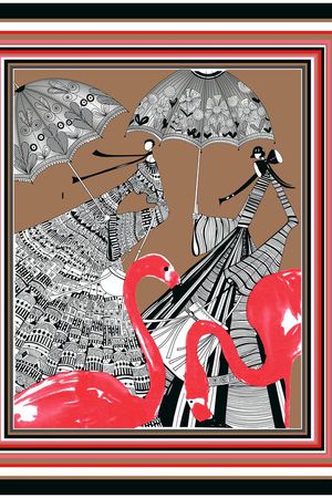 中国风印花华亿平台图片