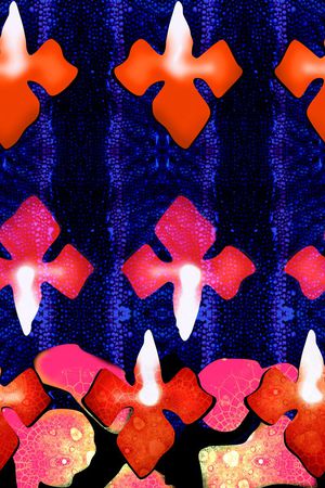 复古印花华亿平台图片