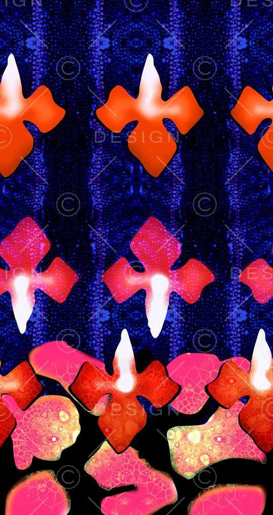 复古印花华亿平台图片