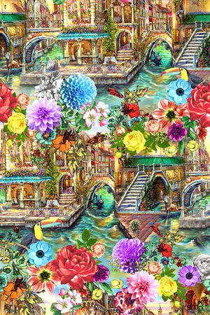 时尚印花华亿平台图片