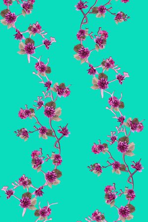 紫色印花华亿平台图片