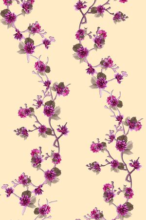 紫色印花华亿平台图片