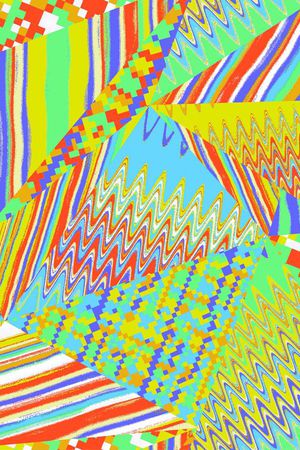 抽象印花华亿平台图片