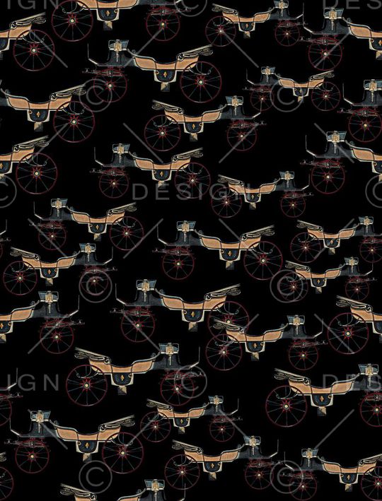 古车轮印花华亿平台图片