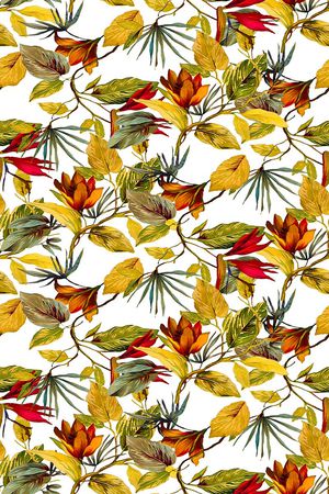 植物印花华亿平台图片