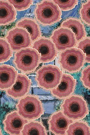 抽象印花华亿平台图片