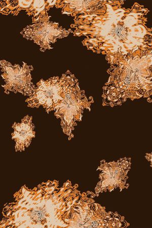 抽象大花印花华亿平台图片