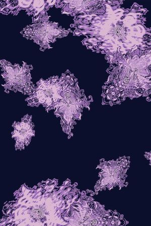 抽象大花印花华亿平台图片