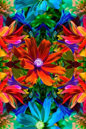 抽象印花华亿平台图片