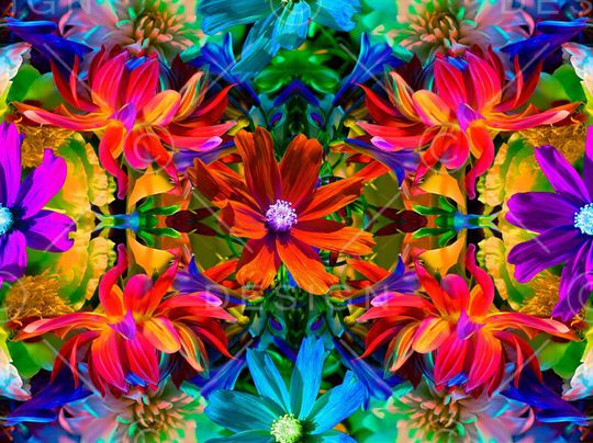 抽象印花华亿平台图片