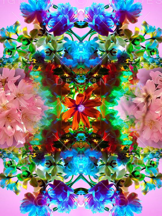 抽象印花华亿平台图片