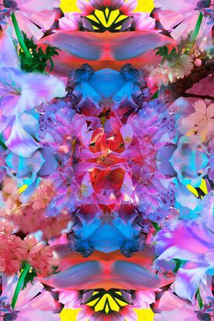 抽象印花华亿平台图片