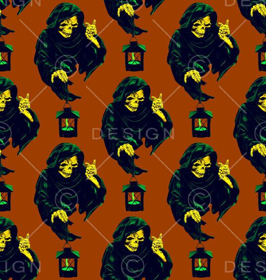 骷髅印花华亿平台图片