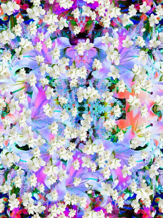 抽象印花华亿平台图片