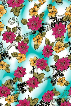 植物花腾印花华亿平台图片