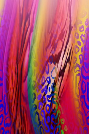 抽象印花华亿平台图片