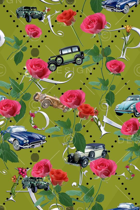 复古印花华亿平台图片