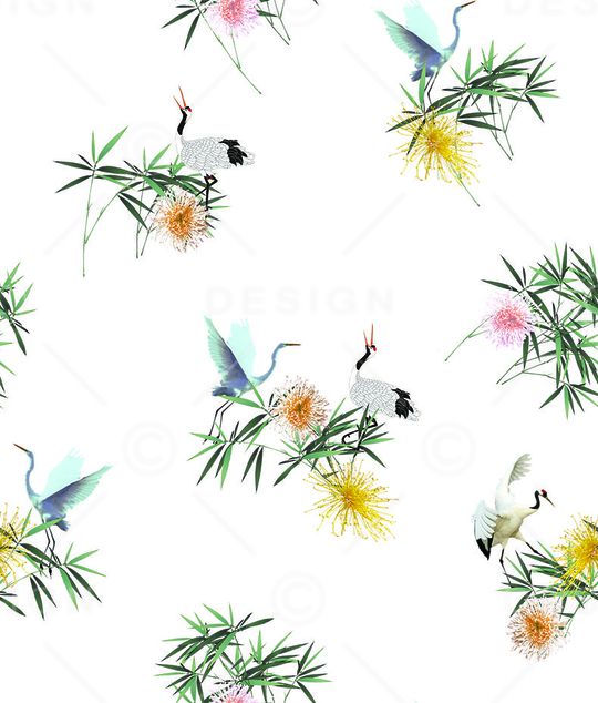 清新印花华亿平台图片