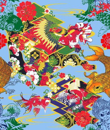 389163-中国风，年看有鱼