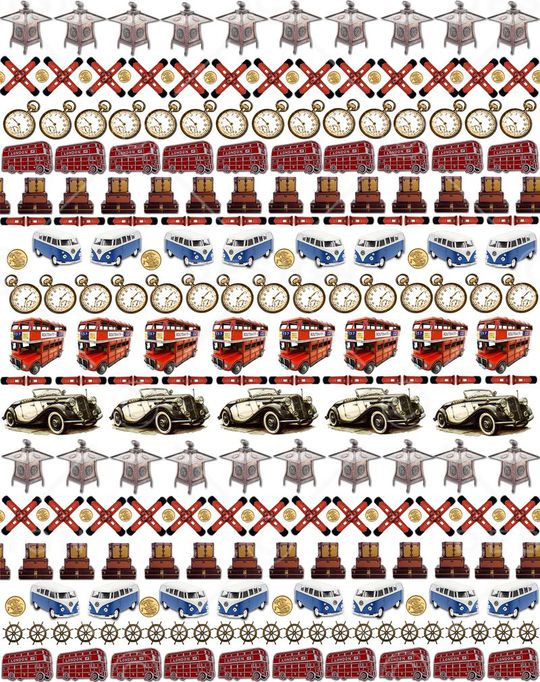 复古车印花华亿平台图片