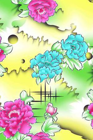 中国风印花华亿平台图片