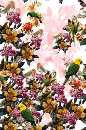 复古印花华亿平台图片